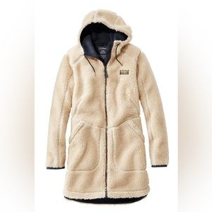 L.L. Bean Women's Mountain Pile Fleece Coat XS Regular